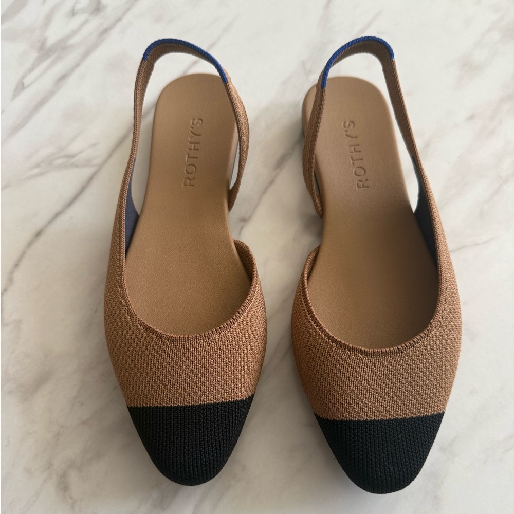 Rothy’s Almond Captoe Flats